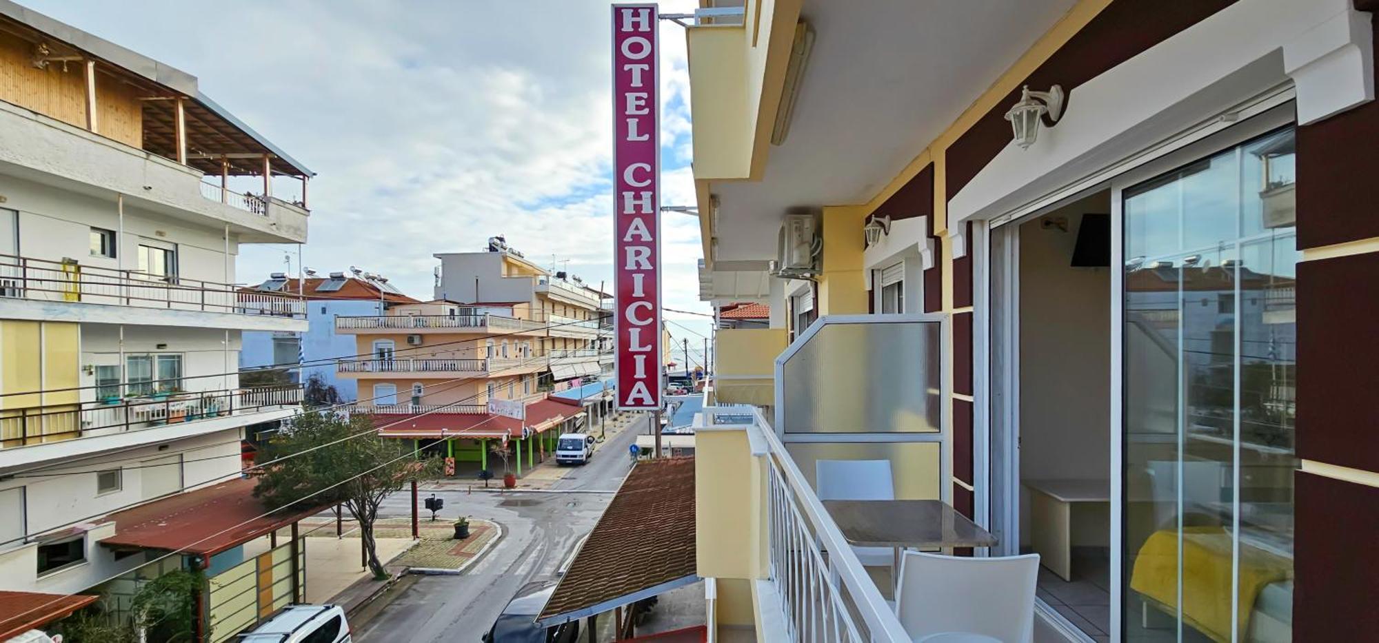 Hotel Chariclia Paralía Esterno foto